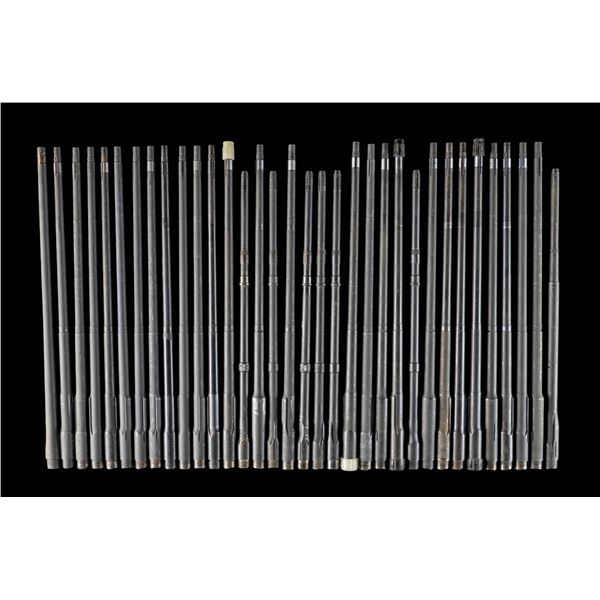 LOT OF 34 ASSORTED USGI RIFLE BBLS.