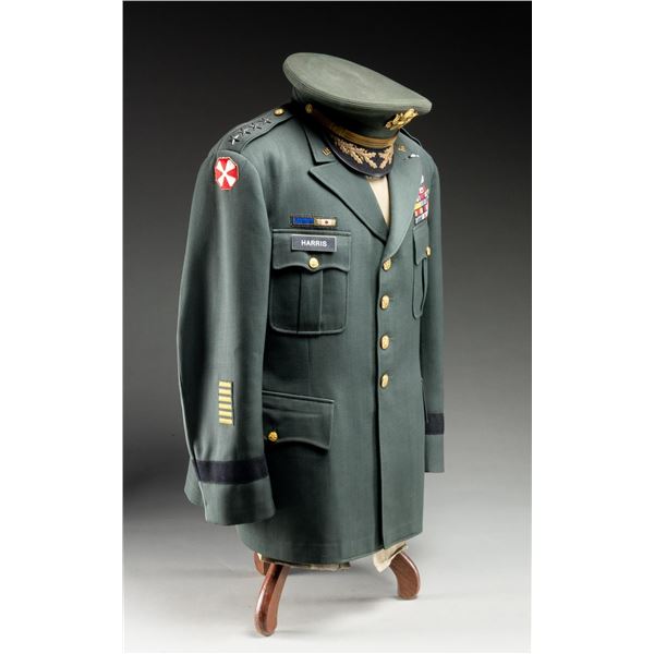 US 4-STAR GENERALS TUNIC AND HAT BELONGING TO