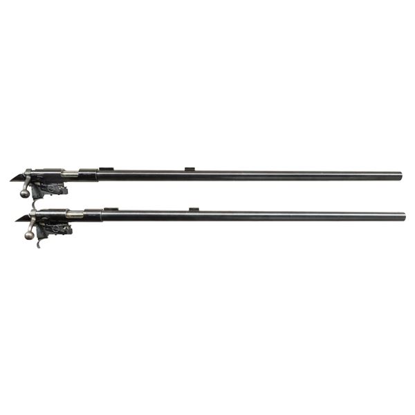 2 "US" MARKED WINCHESTER MODEL 52D BARRELED