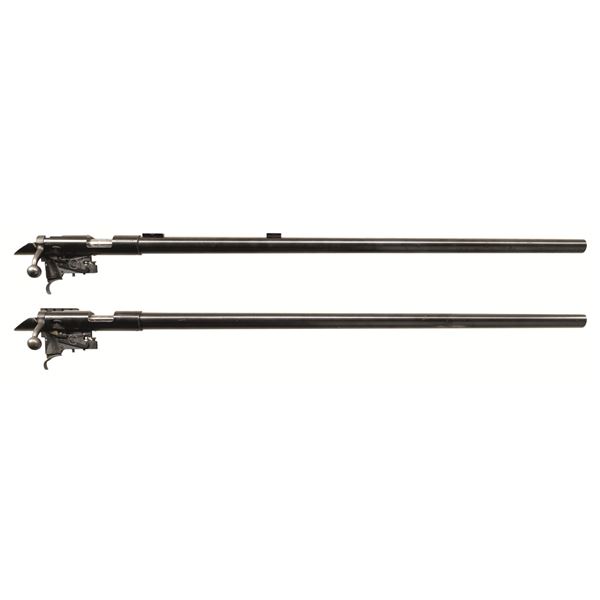 2 "US" MARKED WINCHESTER MODEL 52D BARRELED