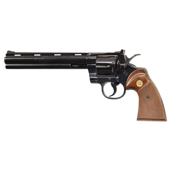 RARE COLT PYTHON TARGET DOUBLE ACTION REVOLVER.