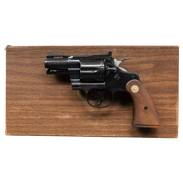 DESIRABLE 2 1/2" BOXED COLT PYTHON DA REVOLVER
