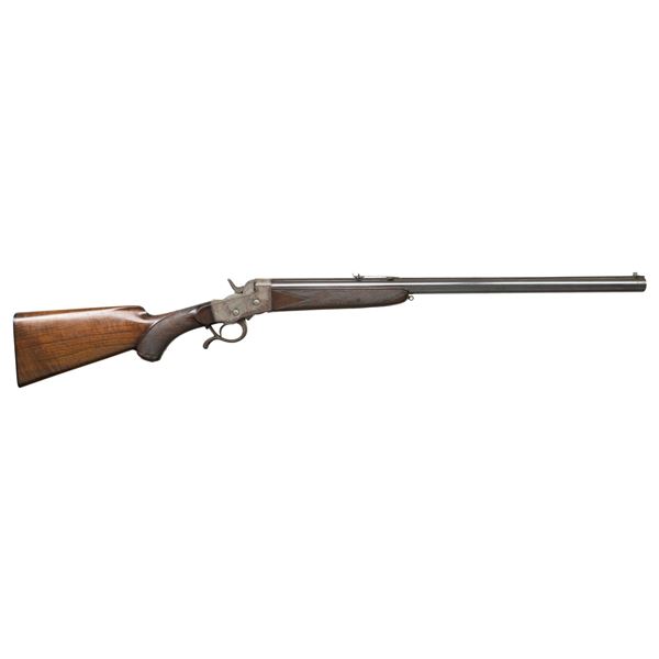 SCARCE 7 SHOT VOLLEY RIFLE BY PIEPER OF LIEGE.