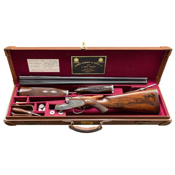 JAMES PURDEY NO. 28010 A KEN HUNT THISTLE ENGRAVED