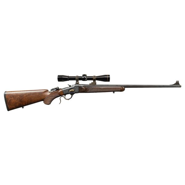 CUSTOM ENGRAVED BROWNING 1885 LOW WALL SINGLE SHOT