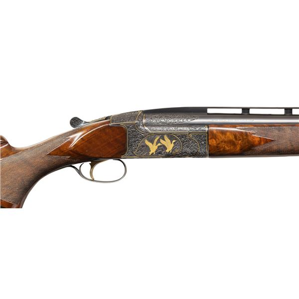 CUSTOM ENGRAVED BROWNING BT-99 TRAP SHOTGUN.