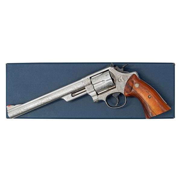 ENGRAVED SMITH & WESSON MODEL 29-2 DA REVOLVER.