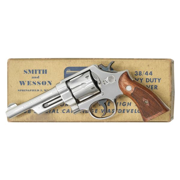 SMITH & WESSON 38/44 HD DA REVOLVER.