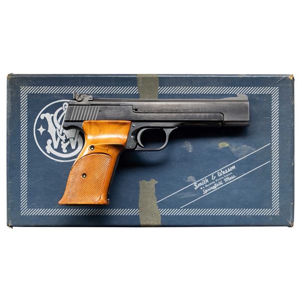 SMITH & WESSON MODEL 41 SEMI AUTO PISTOL.