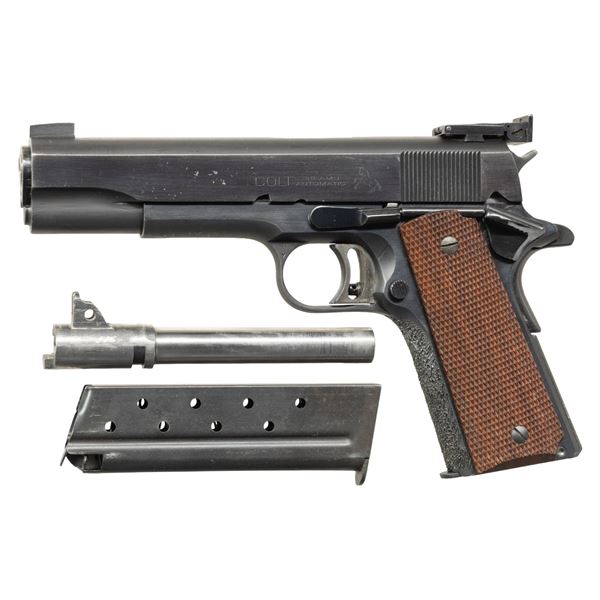 COLT 38 AMU SEMI-AUTO TARGET PISTOL.