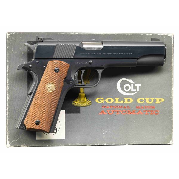 1960'S COLT NATIONAL MATCH SEMI-AUTO PISTOL WITH