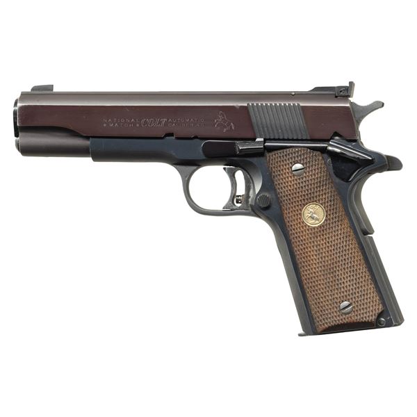 1960'S COLT NATIONAL MATCH SEMI-AUTO PISTOL.