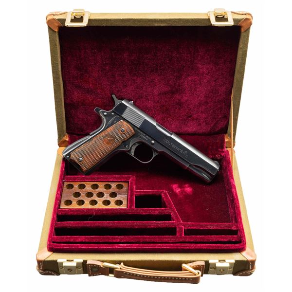 POST WAR COLT GOVERNMENT MODEL SEMI AUTO PISTOL