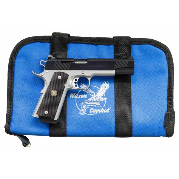 WILSON COMBAT 1911 STYLE 22 LR WITH CASE.