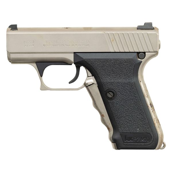 HK NICKEL P7 M10 SEMI-AUTO PISTOL.