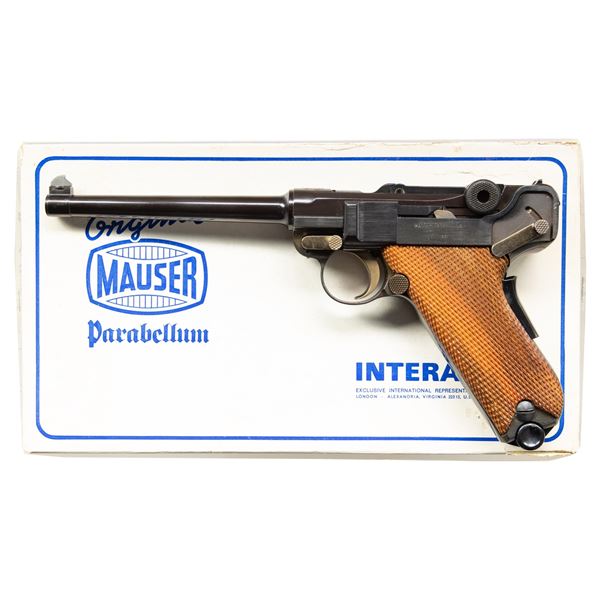 FINE ORIGINAL MAUSER AMERICAN EAGLE LUGER WITH