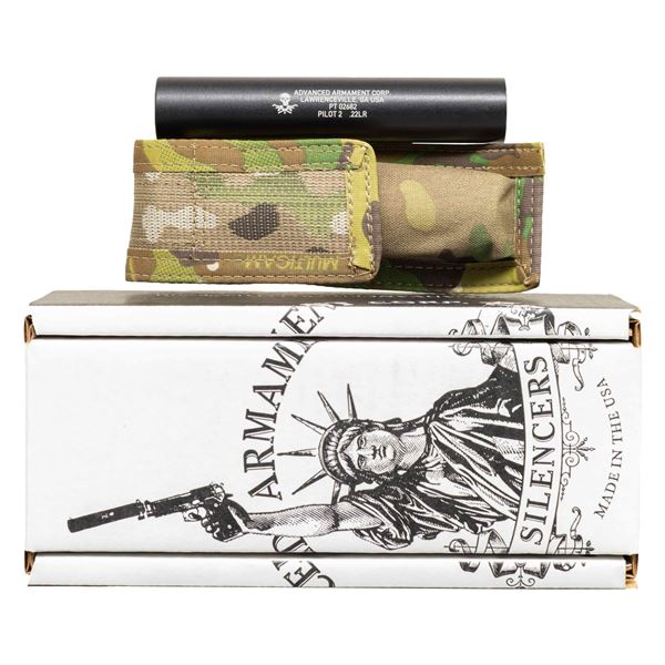 AAC PILOT2 22 LR SILENCER WITH BOX.