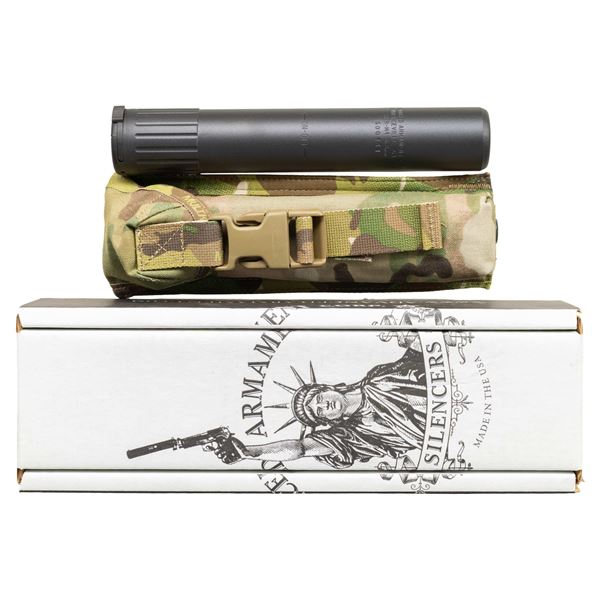 AAC SPR/M4 6.8MM SILENCER WITH BOX.