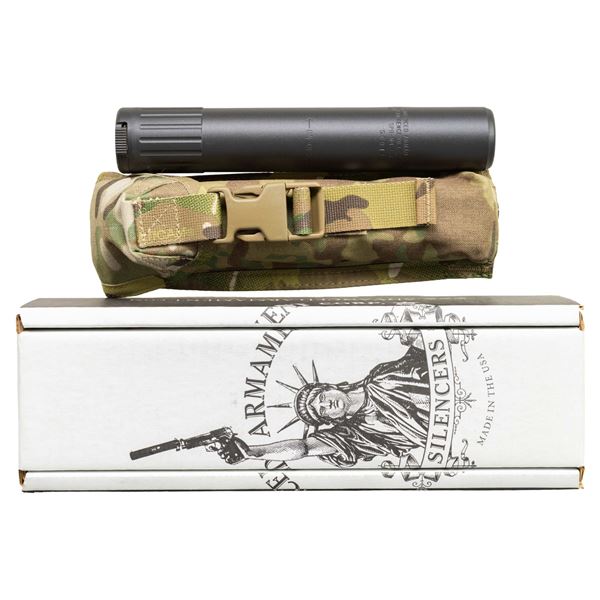 AAC SPR/M4 6.8MM SILENCER WITH BOX.