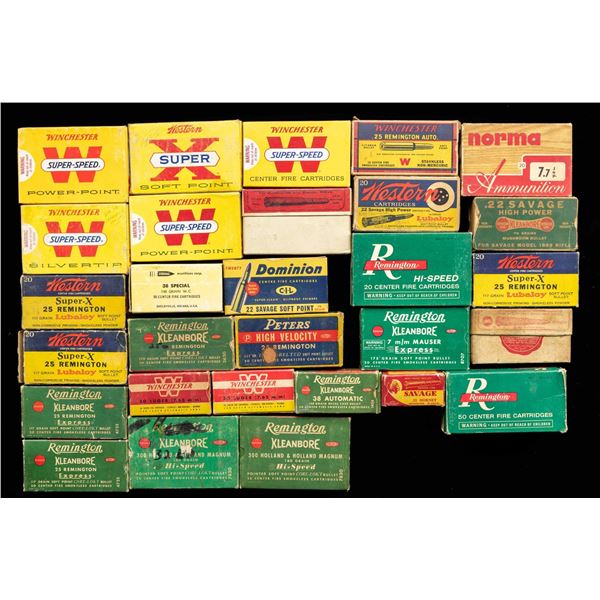 MIXED LOT OF VINTAGE AMMO.