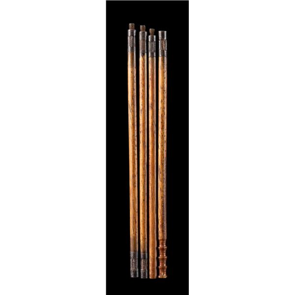 VARIANT 4 PIECE WOOD HENRY RIFLE CLEANING ROD.