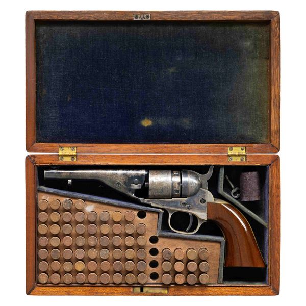 VERY FINE RARE CASED SAMUEL P. COLT PRESENTATION