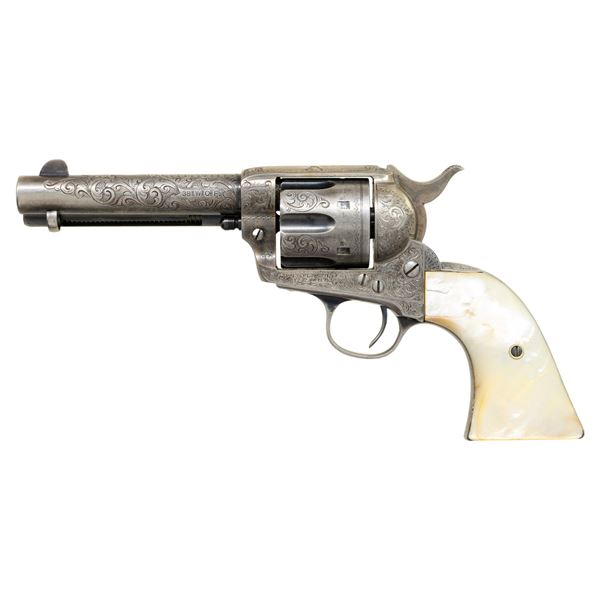 FINE HELFRICHT ATTRIBUTED ENGRAVED COLT FIRST GEN