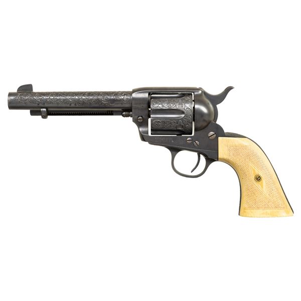 ENGRAVED LONG FLUTE COLT SINGLE ACTION ARMY