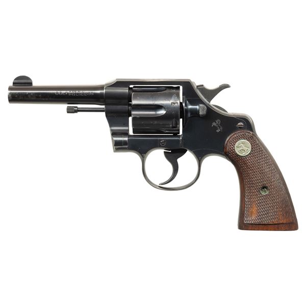 COLT OFFICIAL POLICE DOUBLE ACTION REVOLVER WITH