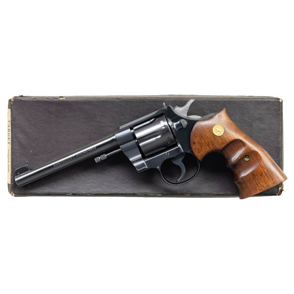 EXCELLENT COLT OFFICERS MODEL TARGET .22 LR DOUBLE