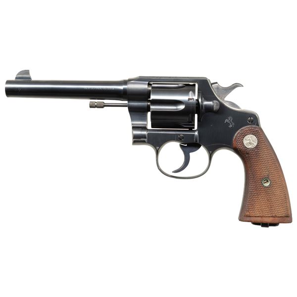 COLT NEW SERVICE DOUBLE ACTION REVOLVER.