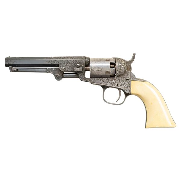 PRESENTATION CASED & ENGRAVED COLT 1849 REVOLVER,