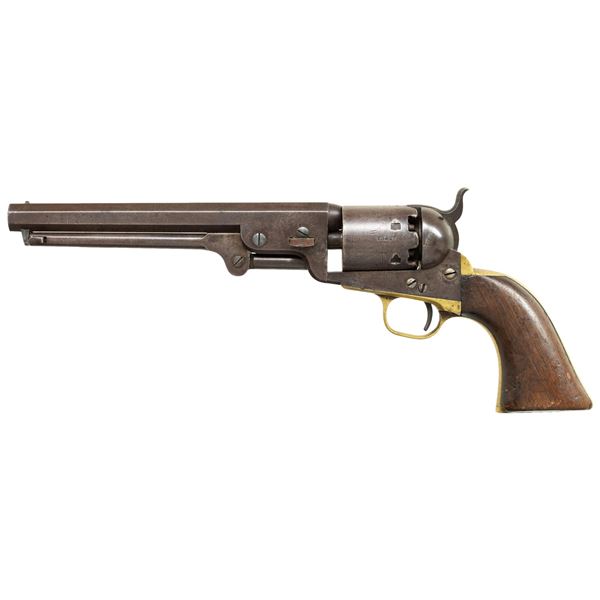 SCARCE MARTIAL COLT 1851 NAVY REVOLVER.