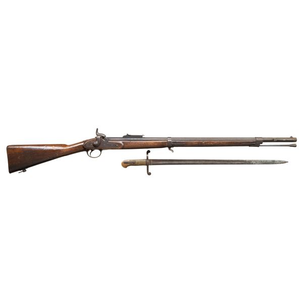 CIVIL WAR "DC-ANCHOR" MARKED LIEGE MINIE RIFLE &