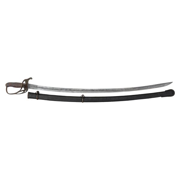 NASHVILLE PLOW WORKS CONFEDERATE CAVALRY SABER.