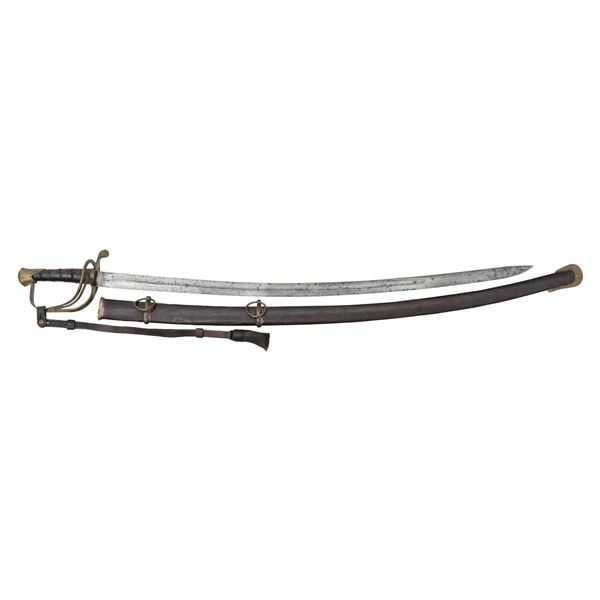 CIVIL WAR CONFEDERATE "CORN PONE" CAVALRY SABER.