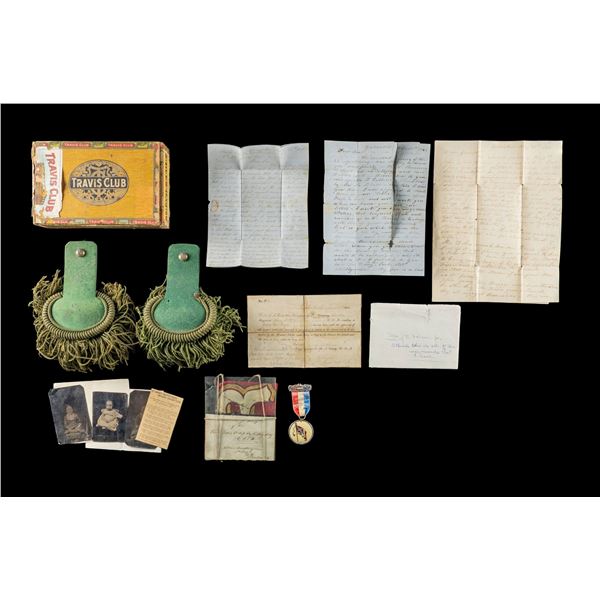 RARE & UNIQUE TEXAS CONFEDERATE ARCHIVE OF 1st