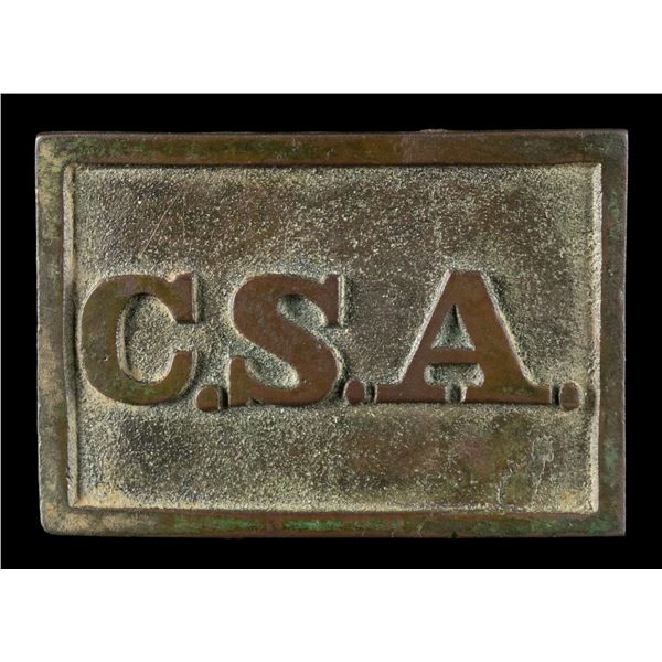 FINE "ATLANTA ARSENAL" STYLE CSA BELT BUCKLE FROM