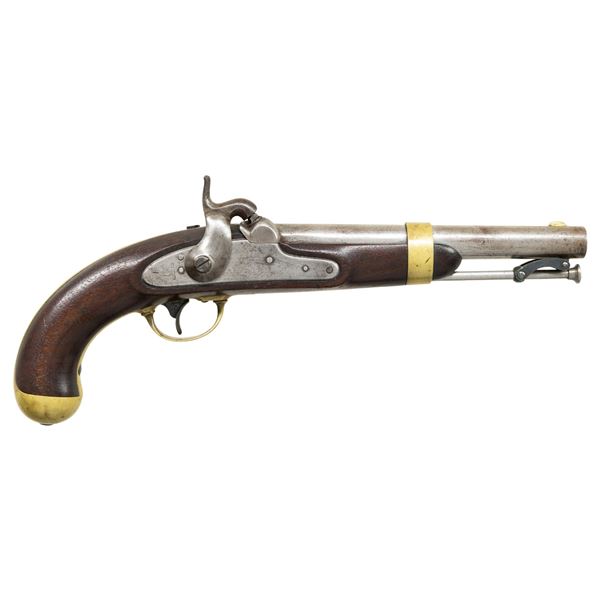 1851 DATED ASTON MODEL 1842 CAVALRY PISTOL.