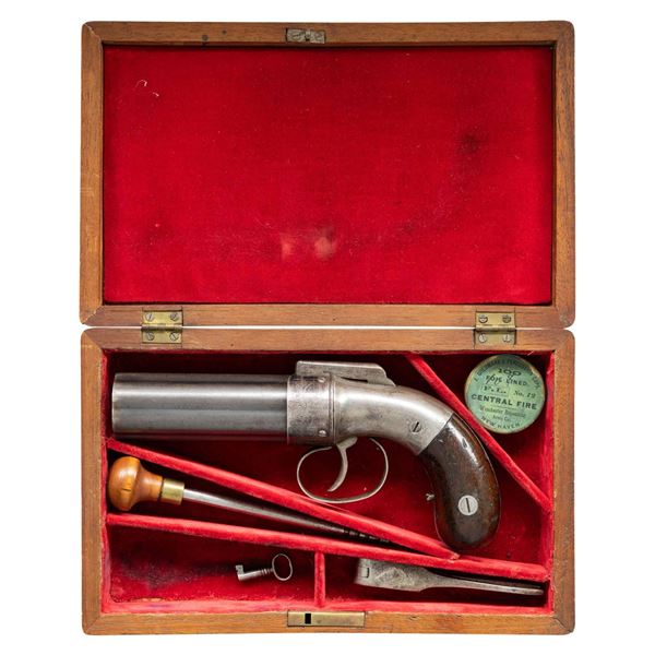 CASED ALLEN & WHEELOCK BAR HAMMER PEPPERBOX