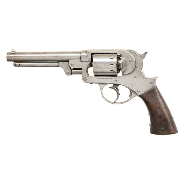 MARTIAL STARR 1858 ARMY DOUBLE ACTION REVOLVER.