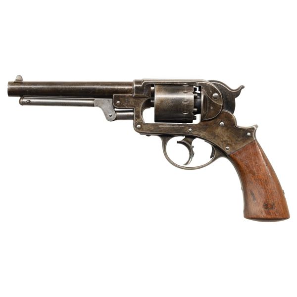 MARTIAL STARR 1858 ARMY DOUBLE ACTION REVOLVER.