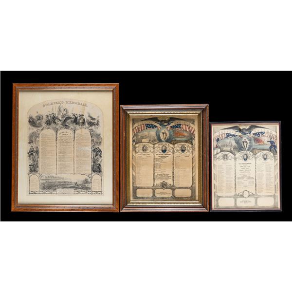 3 CIVIL WAR MEMORIALS OR RECORDS.