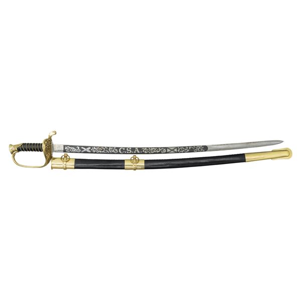 REPRODUCTION CIVIL WAR COFEDERATE SWORD