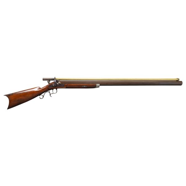 CUSTOM HEAVY BARREL TARGET PERCUSSION RIFLE WITH