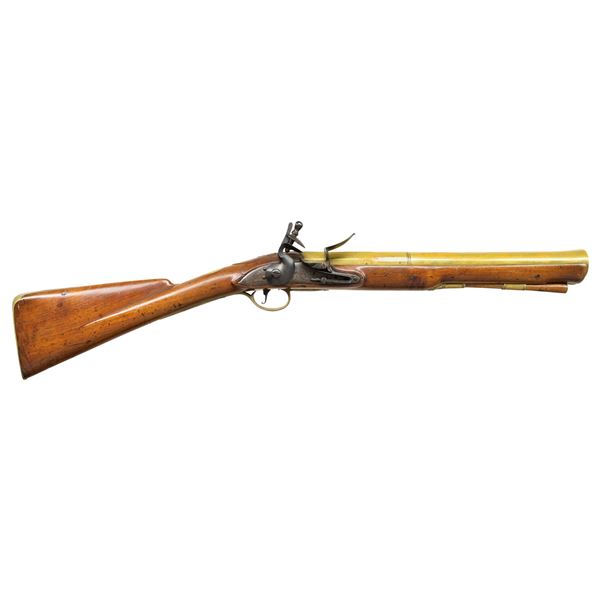 GOOD QUALITY BRASS BARRELED BLUNDERBUS BY JOHN