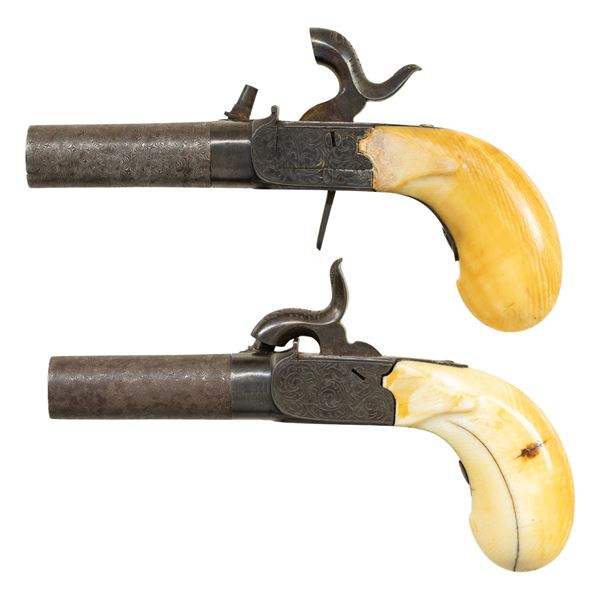 GOOD PAIR OF SMALL FOLDING TRIGGER PERCUSSION