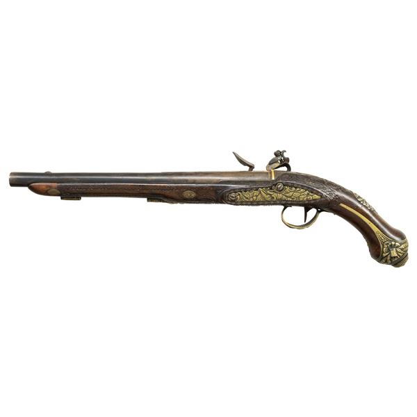 COMPOSITE NEAR EASTERN BRASS MOUNTED FLINTLOCK
