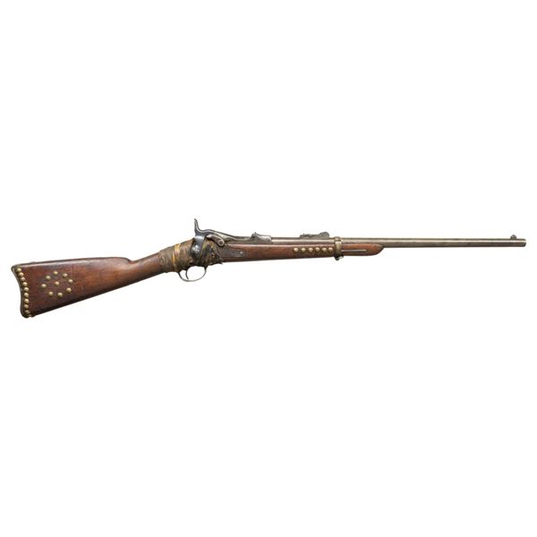 TACKED & RAWHIDE WRAPPED CUSTER ERA 1873