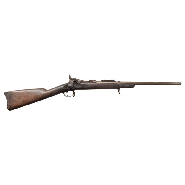 CUT DOWN SPRINGFIELD TRAPDOOR RIFLE.